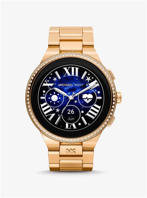 michael kors gen 6 camille|Michael Kors camille pave watch.